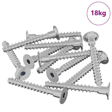 Vidaxl bout 5143 pcs verzinkt 5 x 40 mm ijzer