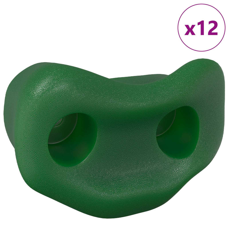 Load image into Gallery viewer, Vidaxl klimgreep 12 pcs groen 100 x 67 x 43 mm pp
