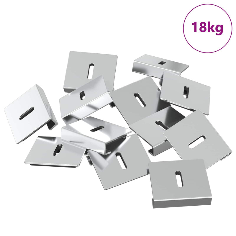 Load image into Gallery viewer, Vidaxl spiegel bevestigingsbeugel 340 pcs nikkel 35 x 30 x 8,3 mm
