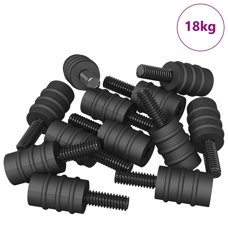 Load image into Gallery viewer, Vidaxl standoff schroef 4865 pcs zwart m4 rubber en staal
