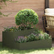 Vidaxl tuin bloempot olijf groen 80 x 80 x 50 cm koudgewalst staal