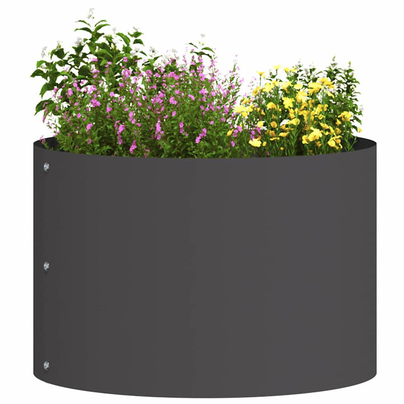 Load image into Gallery viewer, Vidaxl plantenring 5 pcs zwart 30 x 30 x 20 cm koudgewalst staal

