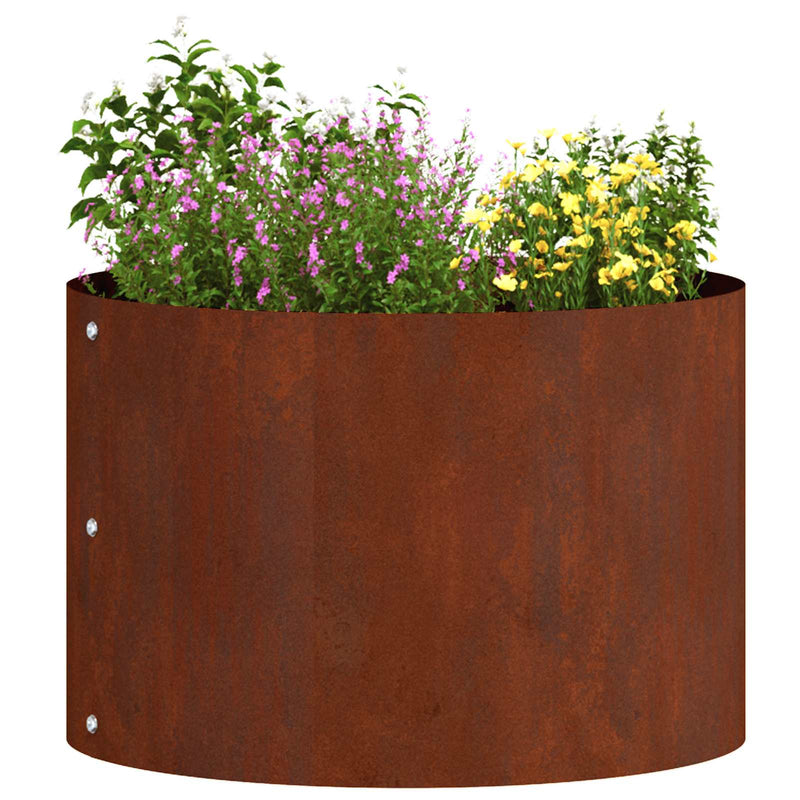 Load image into Gallery viewer, Vidaxl plantenring 5 pcs bruin 30 x 30 x 20 cm cortenstaal
