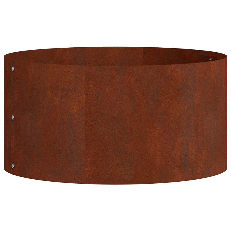 Load image into Gallery viewer, Vidaxl plantenring bruin 40 x 40 x 20 cm cortenstaal
