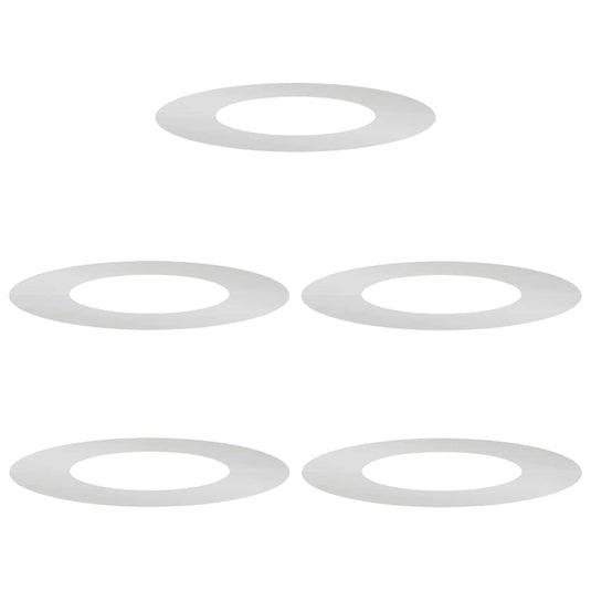 Vidaxl geschikt voor platte boomringen 5 pcs zilver ø40 70 cm