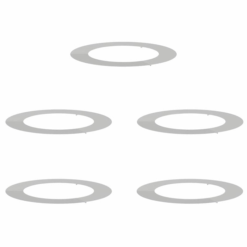 Load image into Gallery viewer, Vidaxl geschikt voor platte boomringen 5 pcs zilver ø60 90 cm
