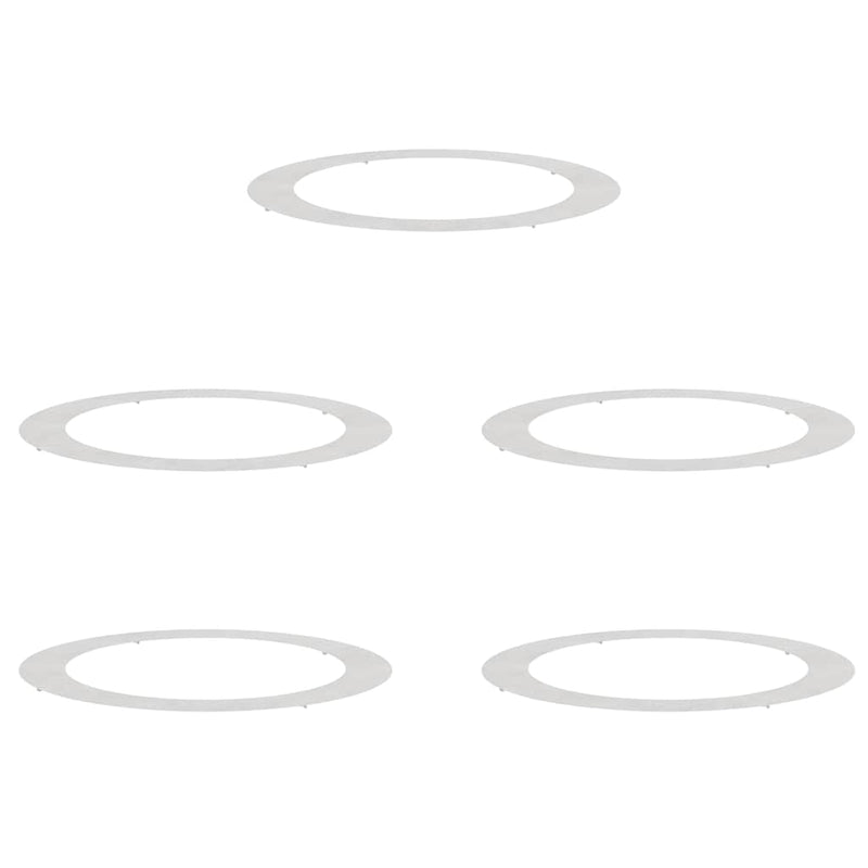 Load image into Gallery viewer, Vidaxl geschikt voor platte boomringen 5 pcs zilver ø90 120 cm
