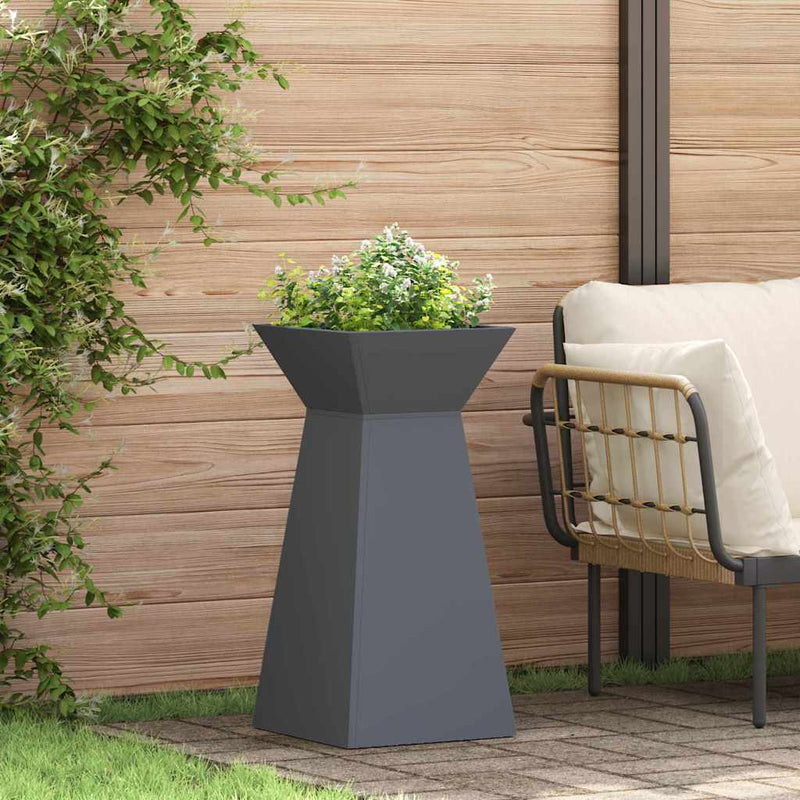 Load image into Gallery viewer, Vidaxl pilaar plantenbak 2 pcs antraciet 35 x 35 x 73 cm
