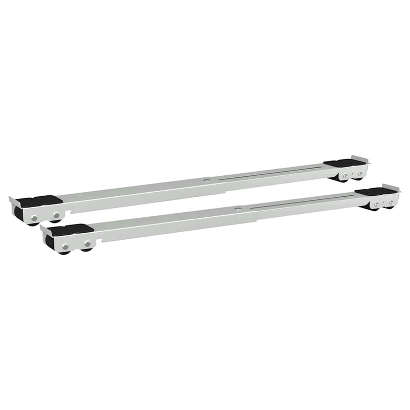 Load image into Gallery viewer, Vidaxl wasmachinebasis 2 pcs zilver 72 x 5 x 4,5 cm roestvrij staal
