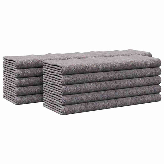 Vidaxl verhuisdekens 25 pcs grijs 150 x 200 cm stof