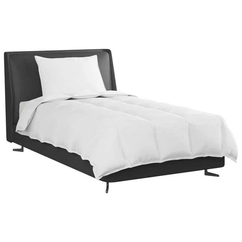 Load image into Gallery viewer, Vidaxl 2-in-1 dekbed met kussen 2 pcs wit donsveertjes
