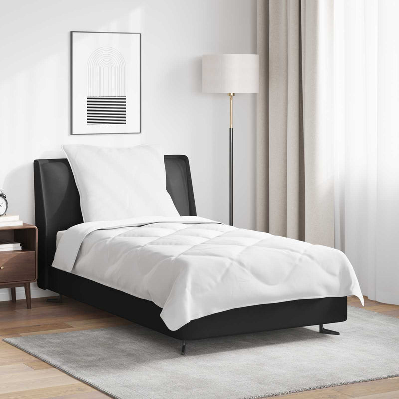 Load image into Gallery viewer, Vidaxl het duvet voor elk seizoen met kussen 2 pcs wit microvezel
