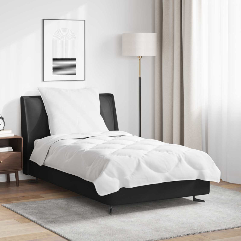 Load image into Gallery viewer, Vidaxl dekbed set met kussen 2 pcs wit microfibre

