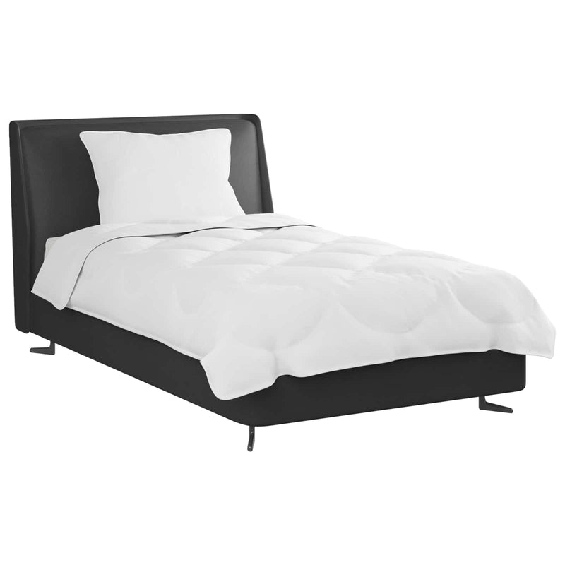 Load image into Gallery viewer, Vidaxl dekbed set met kussen 2 pcs wit microfibre
