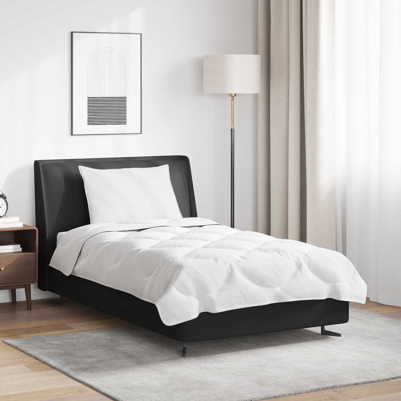 Load image into Gallery viewer, Vidaxl dekbed set met kussen 2 pcs wit microfibre
