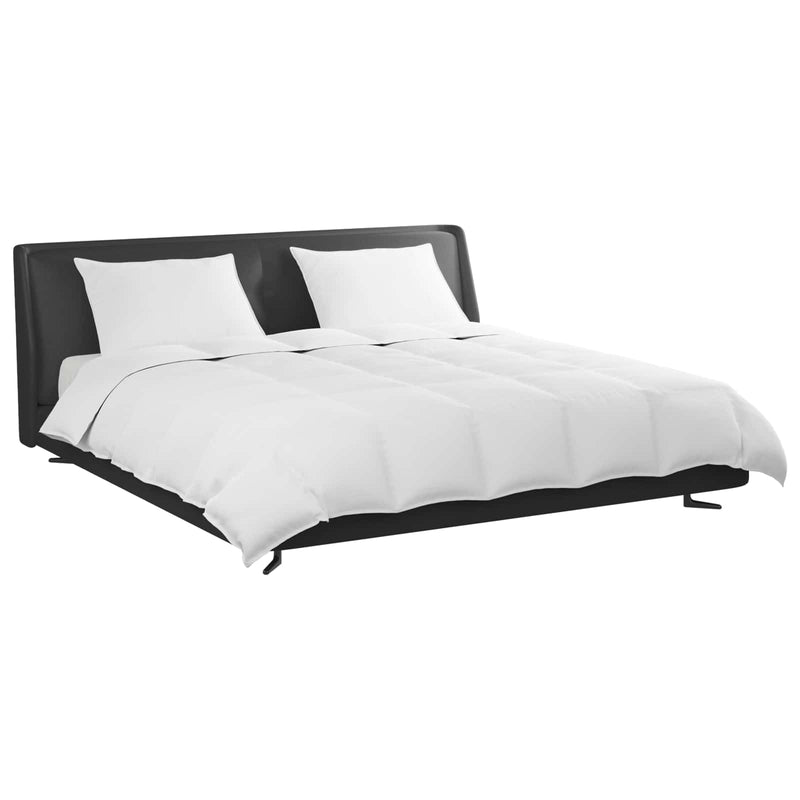 Load image into Gallery viewer, Vidaxl dekbed set met kussen 3 pcs wit donsveertjes
