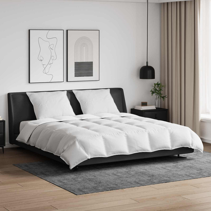 Load image into Gallery viewer, Vidaxl dekbed set met kussen 3 pcs wit donsveertjes
