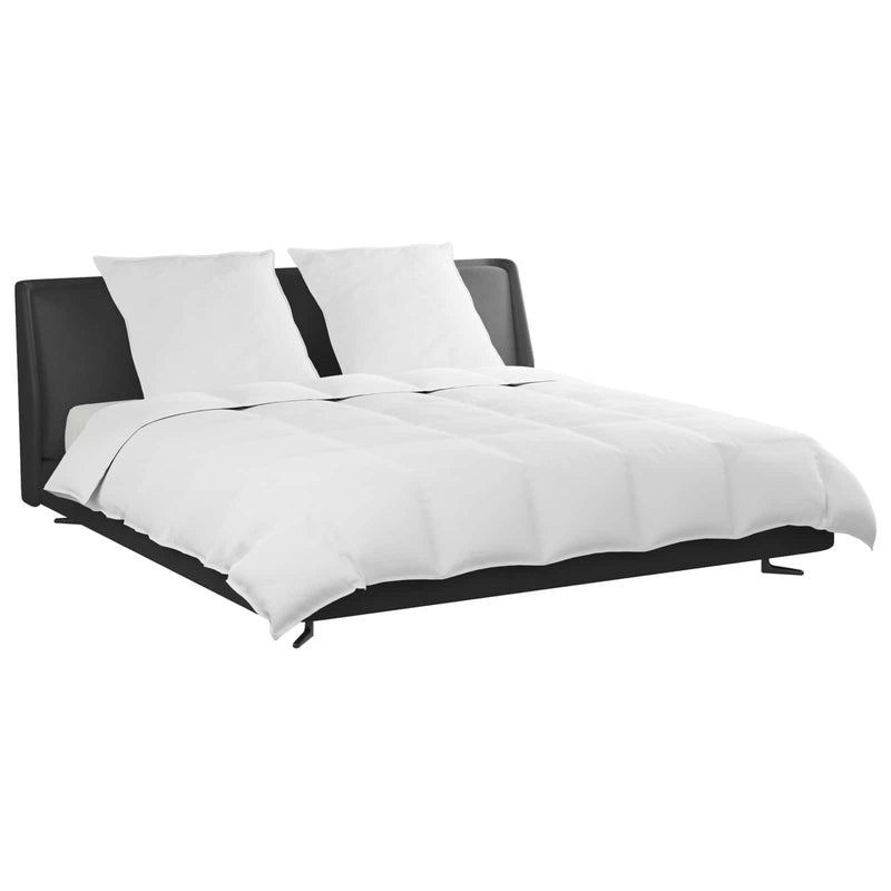 Load image into Gallery viewer, Vidaxl dekbed set met kussen 3 pcs wit donsveertjes
