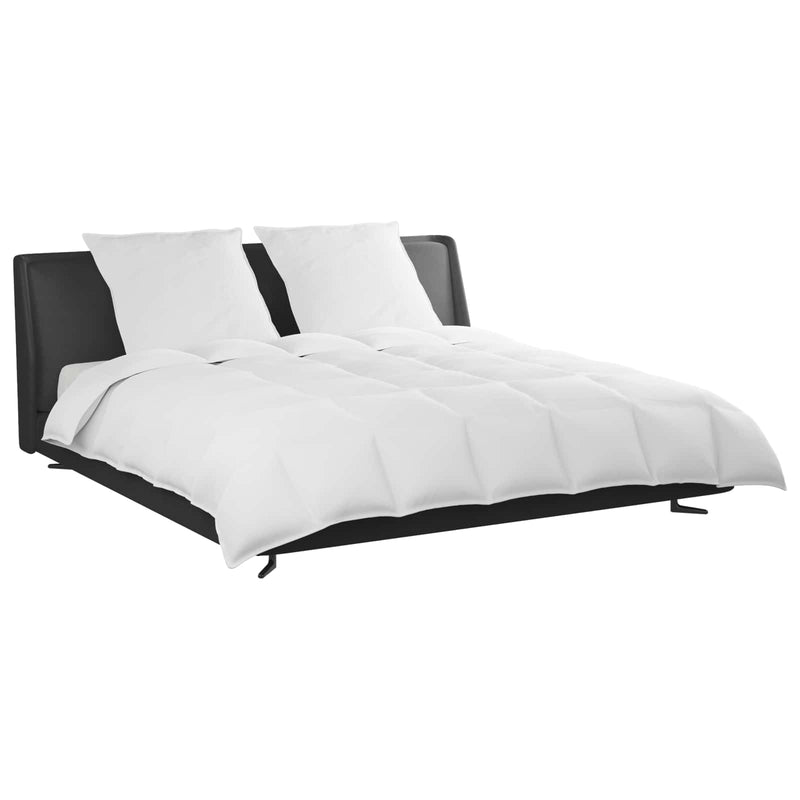 Load image into Gallery viewer, Vidaxl dekbed set met kussen 3 pcs wit donsveertjes
