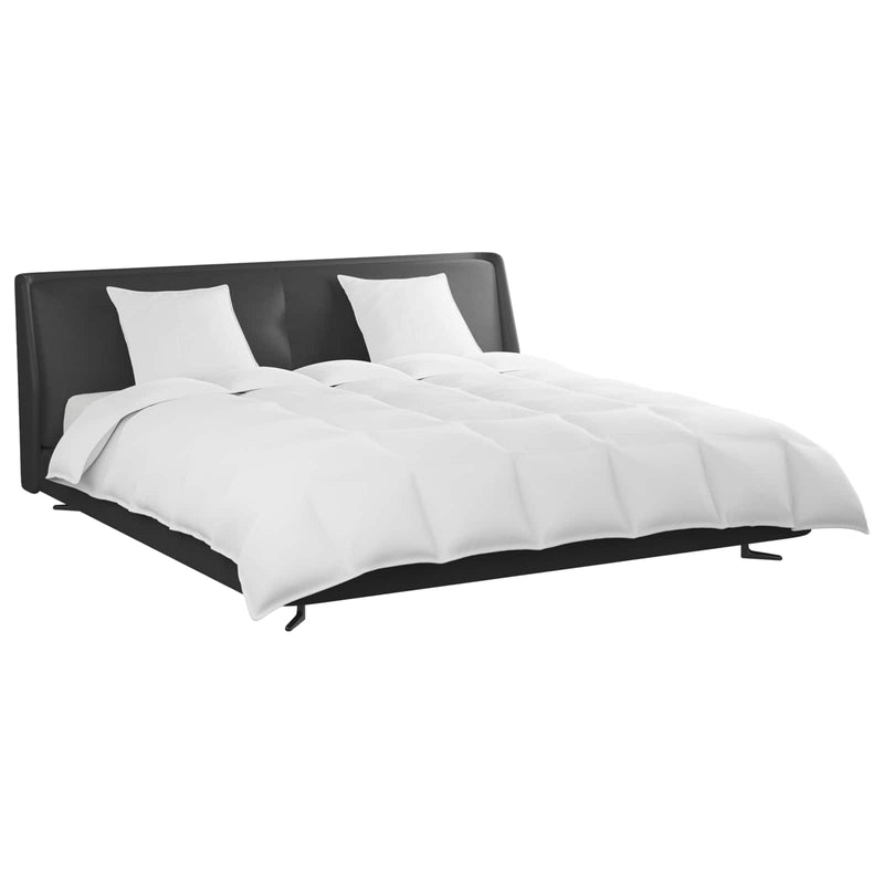 Load image into Gallery viewer, Vidaxl dekbed set met kussen 3 pcs wit donsveertjes
