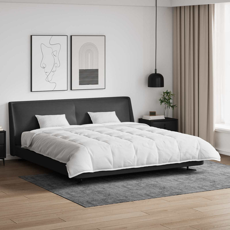 Load image into Gallery viewer, Vidaxl dekbed set met kussen 3 pcs wit donsveertjes
