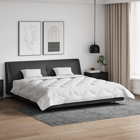 Vidaxl zomer dekbed met kussen 3 pcs wit microfibre