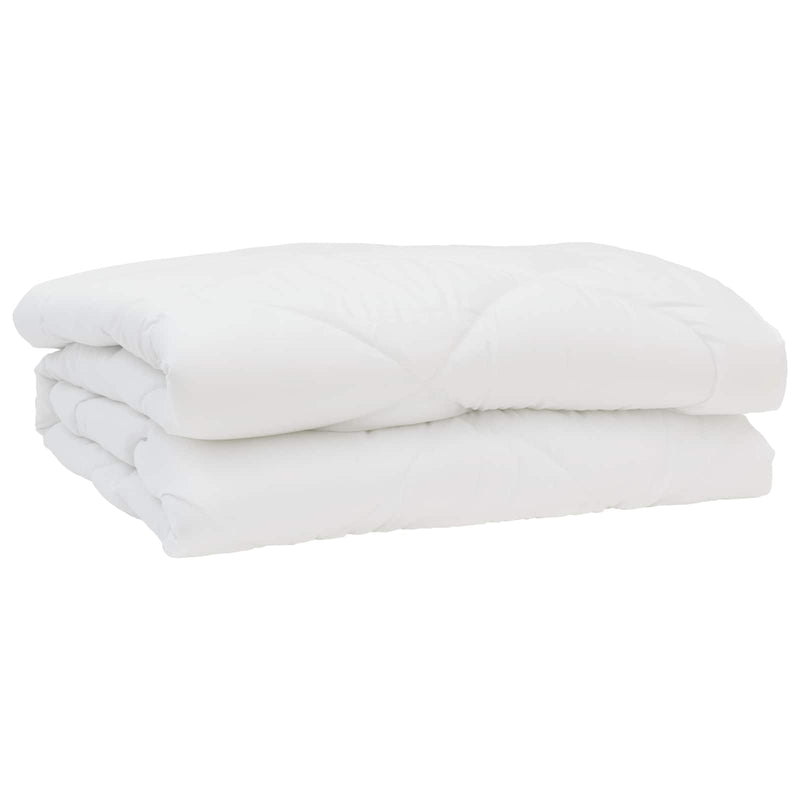 Load image into Gallery viewer, Vidaxl zomer dekbed met kussen 3 pcs wit microfibre
