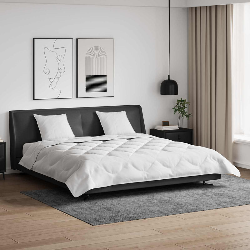 Load image into Gallery viewer, Vidaxl dekbed met kussen 3 pcs wit microfibre

