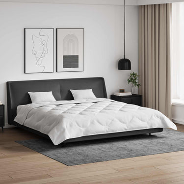 Vidaxl dekbed met kussen 3 pcs wit microfibre