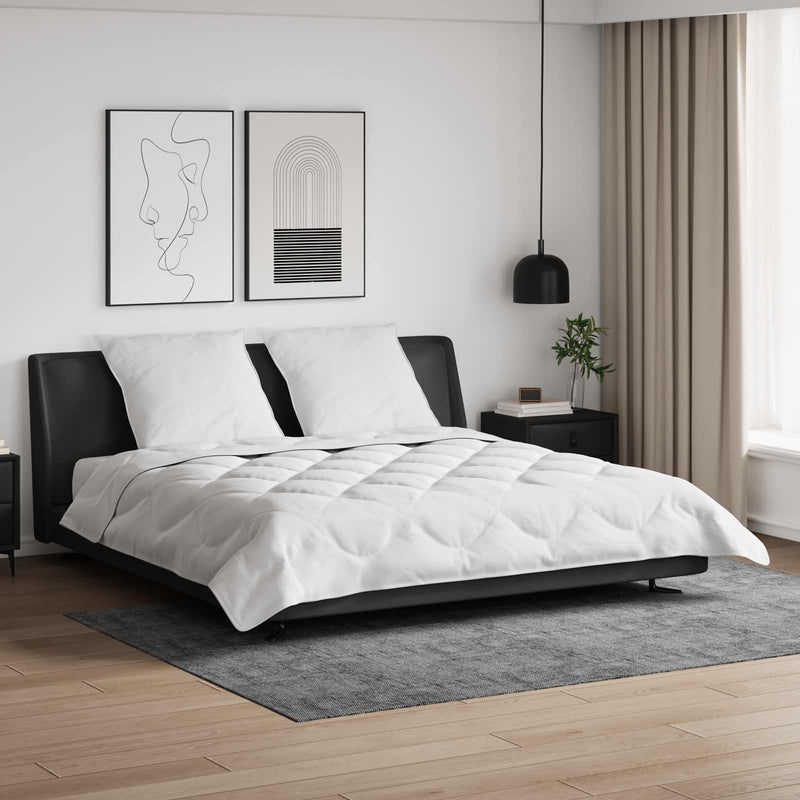 Load image into Gallery viewer, Vidaxl dekbed met kussen 3 pcs wit microfibre
