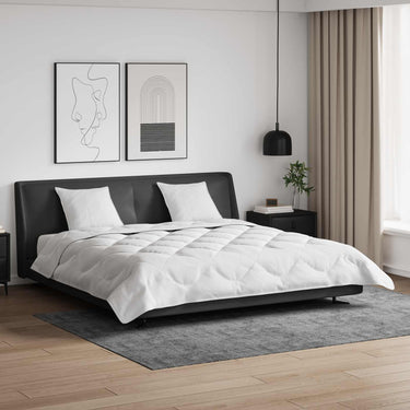 Vidaxl dekbed met kussen 3 pcs wit microfibre