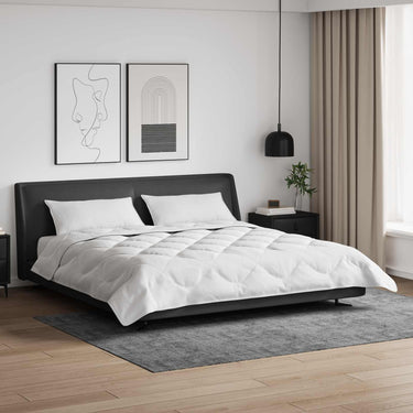 Vidaxl dekbed met kussen 3 pcs wit microfibre