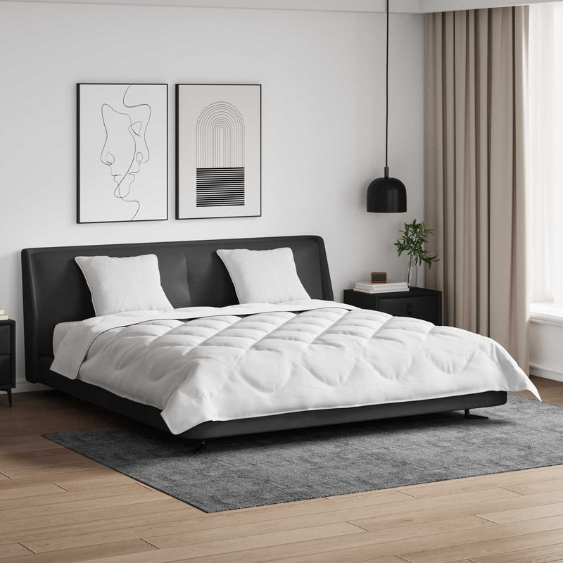 Load image into Gallery viewer, Vidaxl dekbed met kussen 3 pcs wit microfibre
