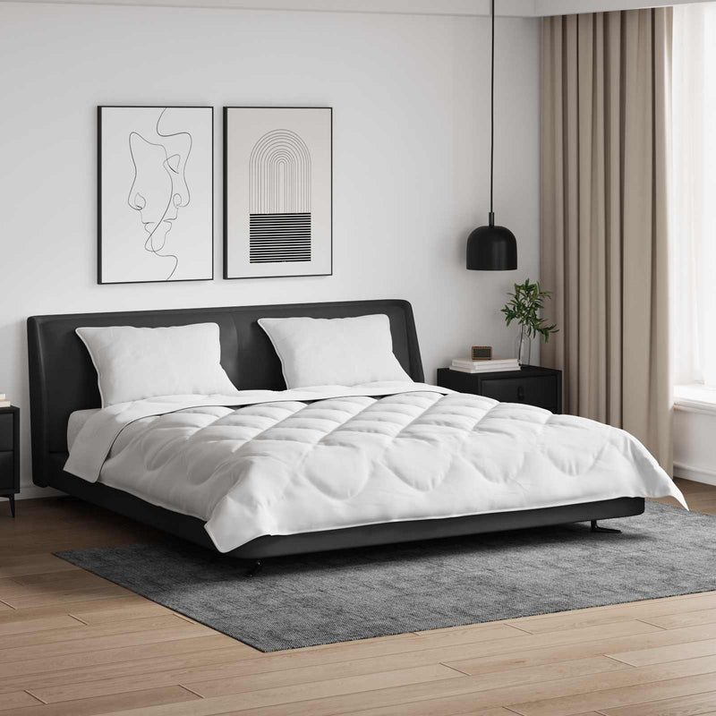 Load image into Gallery viewer, Vidaxl dekbed met kussen 3 pcs wit microfibre
