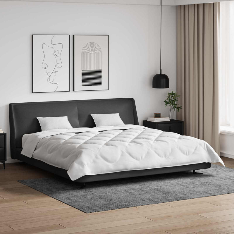 Load image into Gallery viewer, Vidaxl all-season dekbed met kussen 3 pcs wit microvezel
