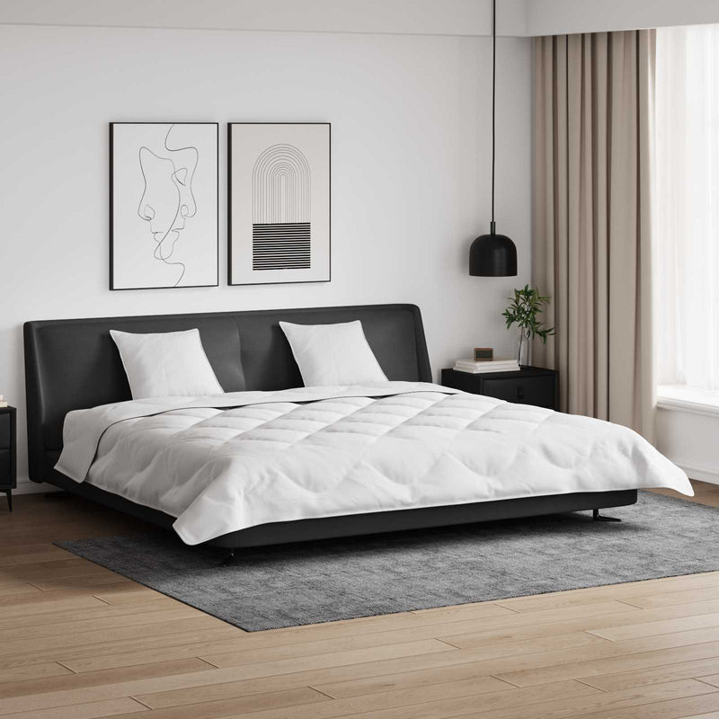 Load image into Gallery viewer, Vidaxl winter dekbed met kussen 3 pcs wit microvezel
