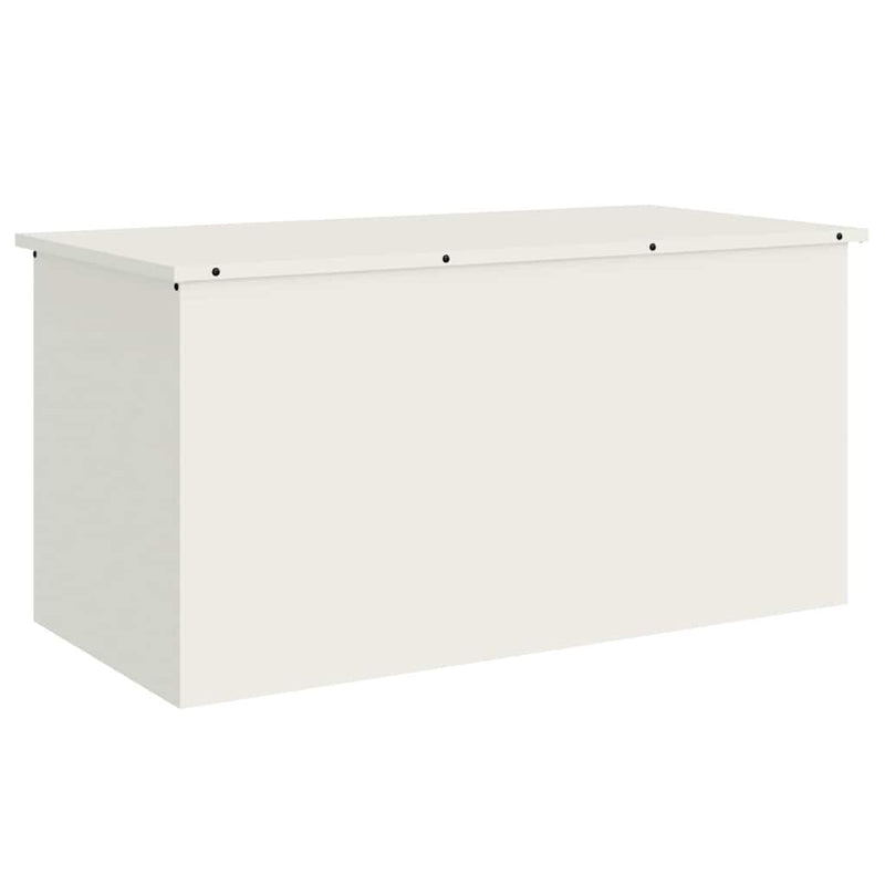 Load image into Gallery viewer, Vidaxl buitenopslagdoos wit 100 x 50,5 x 50 cm staal
