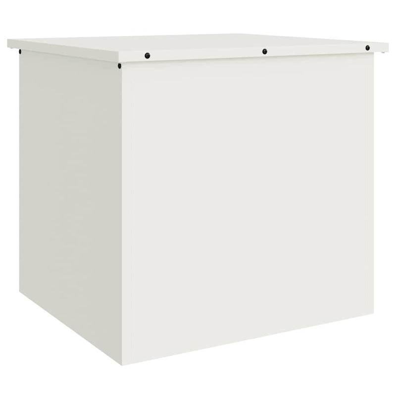 Load image into Gallery viewer, Vidaxl buitenopslagdoos wit 55 x 50,5 x 50 cm staal
