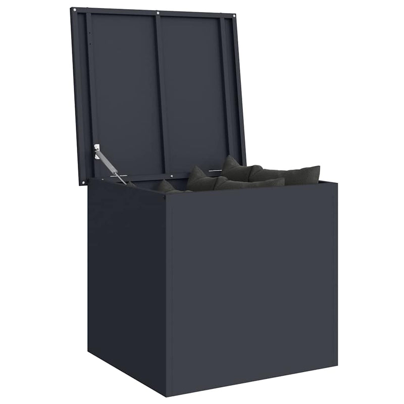 Load image into Gallery viewer, Vidaxl buitenopslagdoos antraciet 55 x 50,5 x 50 cm staal
