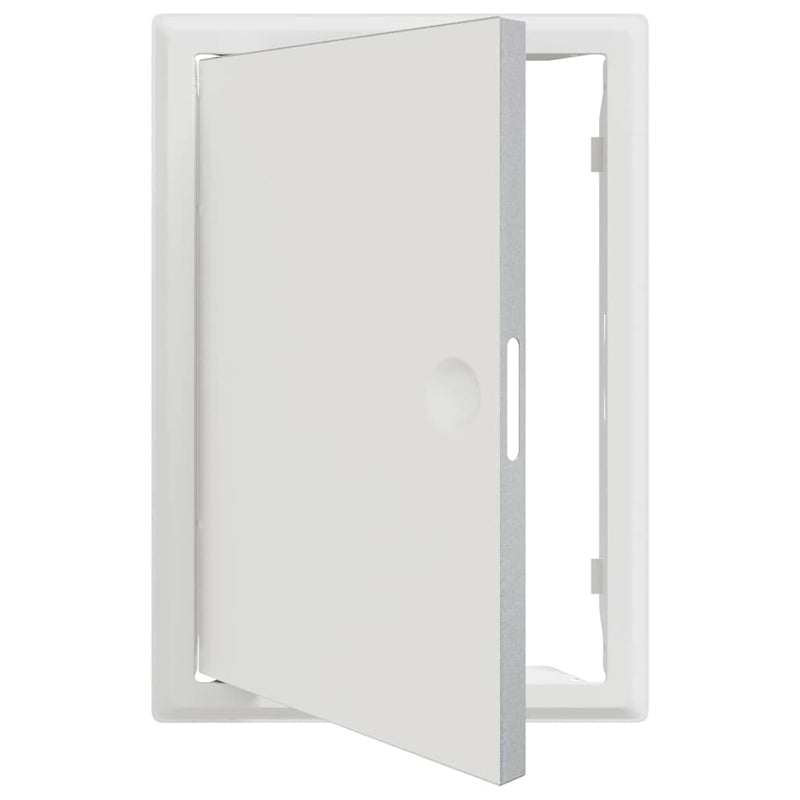 Load image into Gallery viewer, Vidaxl toegangs paneel wit 63 x 33 x 3 cm staal
