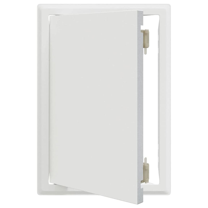 Load image into Gallery viewer, Vidaxl toegangs paneel wit 33 x 23 x 3 cm staal
