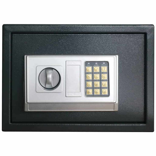 Vidaxl digitale kluis met slot donkergrijs 35 x 25 x 25 cm staal