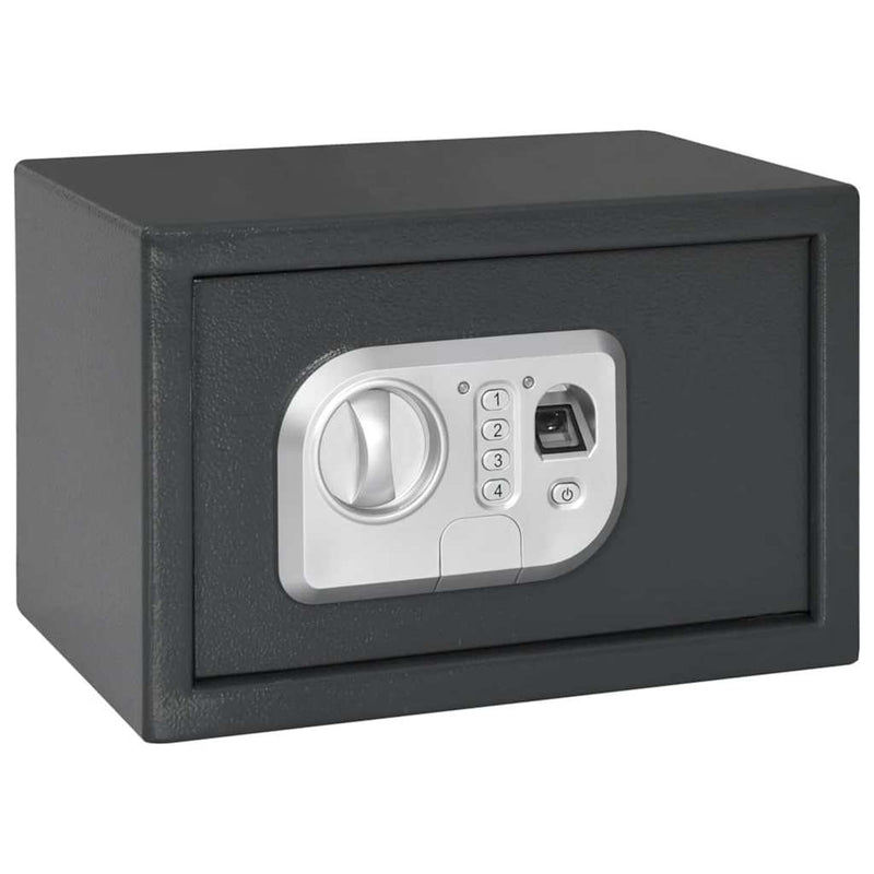 Load image into Gallery viewer, Vidaxl digitale kluis met slot donkergrijs 31 x 20 x 20 cm staal
