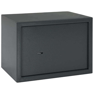 Vidaxl kluisdoos met slot donkergrijs 35 x 25 x 25 cm staal