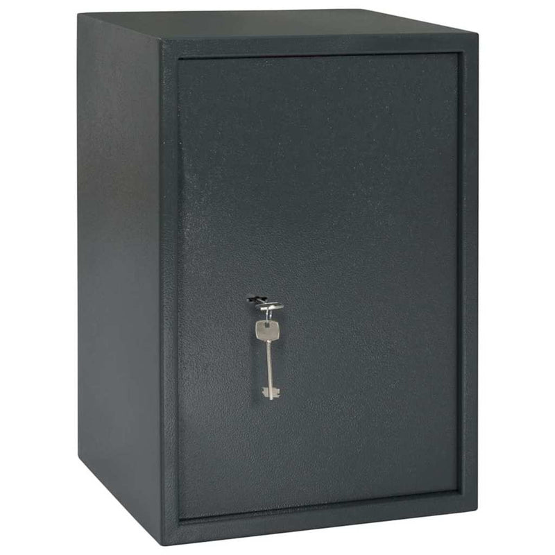 Load image into Gallery viewer, Vidaxl kluisdoos met slot donkergrijs 35 x 31 x 50 cm staal
