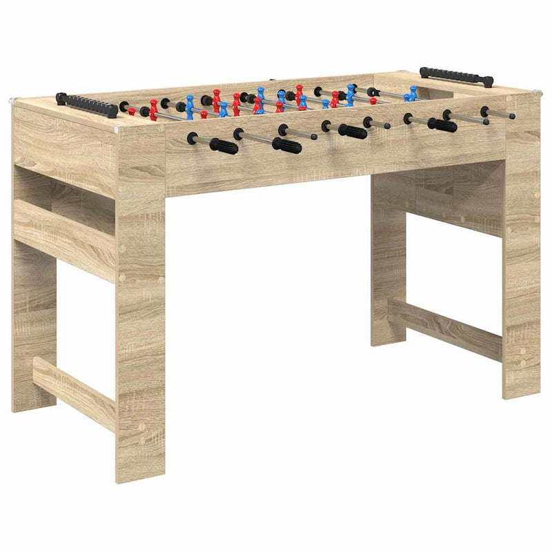 Load image into Gallery viewer, Vidaxl voetbaltafel sonoma eiken 125 x 60,5 x 80 cm bewerkt hout
