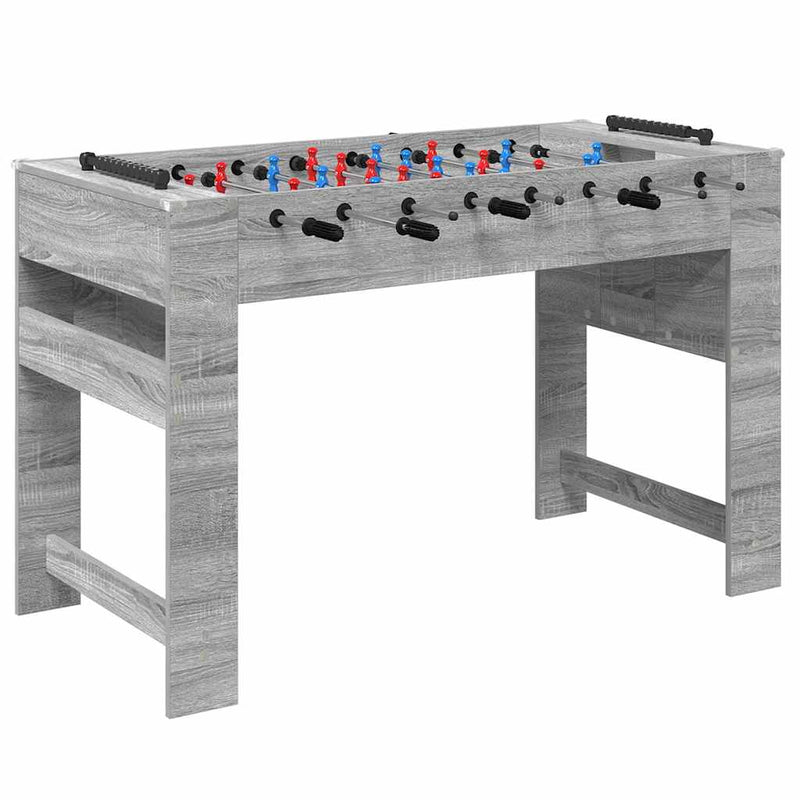 Load image into Gallery viewer, Vidaxl voetbaltafel grijs sonoma 125 x 60,5 x 80 cm bewerkt hout
