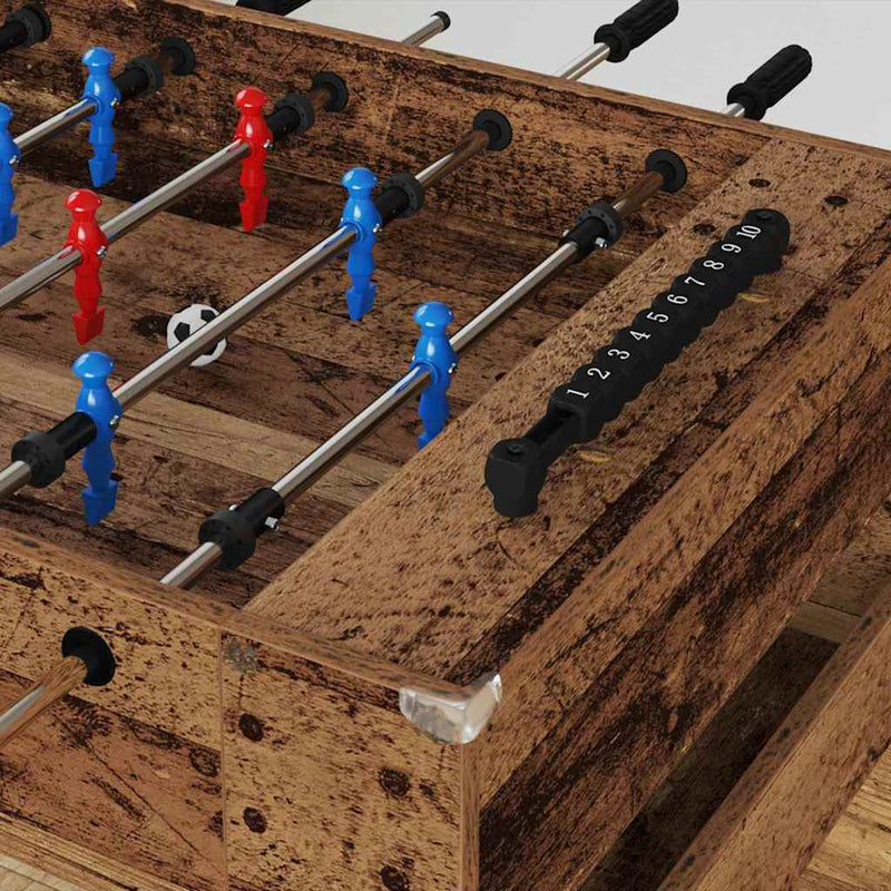 Load image into Gallery viewer, Vidaxl voetbaltafel oudhout 125 x 60,5 x 80 cm bewerkt hout
