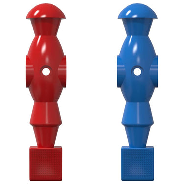 Vidaxl voetbaltafel spelers 22 pcs blauw en rood 2,4 x 2,1 x 9,7 cm pp