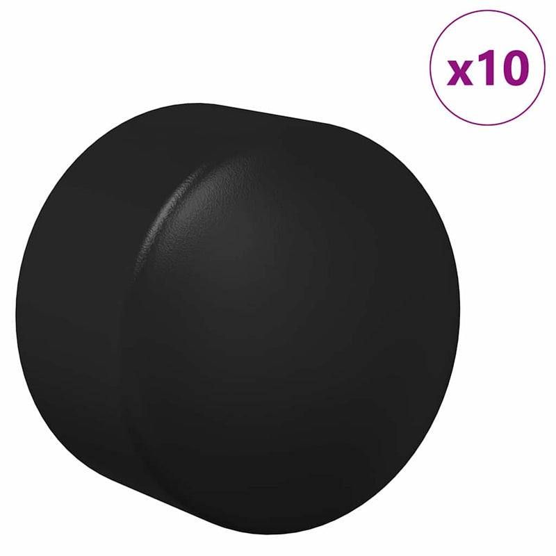 Load image into Gallery viewer, Vidaxl voetbaltafel eindkappen 10 pcs zwart 1,9 x 1,9 x 1,6 cm
